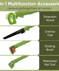Flexible Replacement Hose For Little Green Upright And Portable Carpet Cleaners with extension, crevice, brush, pet tool