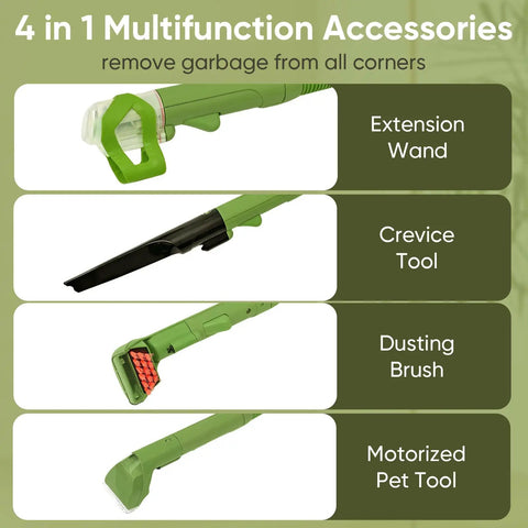 Flexible Replacement Hose For Little Green Upright And Portable Carpet Cleaners with extension, crevice, brush, pet tool