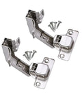 Heavy Duty Rotating Concealed Cabinet Hinges 2 Pack For Corner Kitchen Doors 135 Degree Hinge With Screws Easy Install