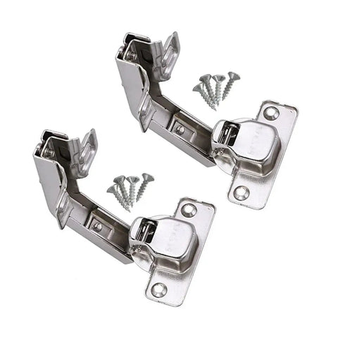 Heavy Duty Rotating Concealed Cabinet Hinges 2 Pack For Corner Kitchen Doors 135 Degree Hinge With Screws Easy Install