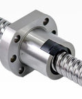 Ball Screw With Ball Nut For CNC Linear Motion, End Machined Any Length 250mm To 2000mm, Ultra Smooth Low Backlash Performance