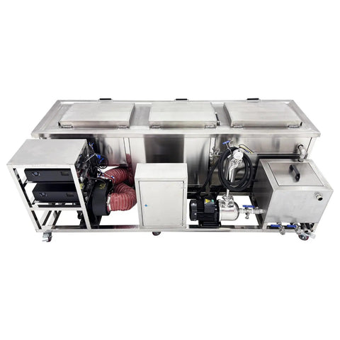 Compact Industrial High Frequency Vibration Parts Washer With Filtration And Hot Air Drying System For Efficient Metal Component Degreasing And Cleaning Workflow Solution