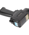 Heavy Duty Air Powered Impact Wrench Featuring Badass Alloy Steel Build And Smooth Torsion Control Crafted For Shop Guys Pumping Out Serious 520 Newton Meter Torque On Every Job Site, black pneumatic driver with handle.