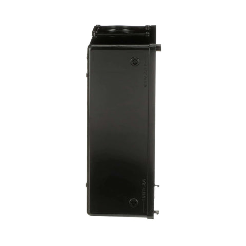 Side view of 125A Main Lug Load Center 4-Space 8-Circuit Indoor Convertible, thermoplastic NEMA 1 enclosure, tin-plated copper buss