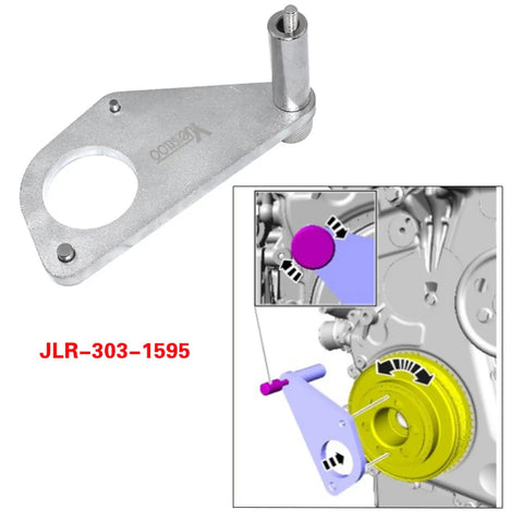 Engine Camshaft Timing Locking Tool Kit Pro Grade with diagram of tool usage