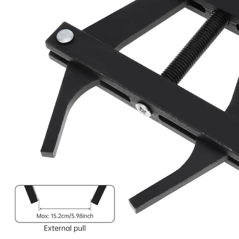 Beefy Chain Breaker Tool For 100 To 200 Roller Chains, Heavy Duty High Carbon Steel Two-Claw Connecting Puller detail view