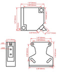 Technical diagram for Photoelectric Sensor Switch E3JK 5DM1 5L AC 90 to 250V Bijection Type Detection Up To 5 Meters With Fixed Relay Output