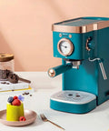 Deluxe Home Espresso Machine With Built-In Milk Frother, Semi-Auto Coffee Maker For Cappuccino And Latte on kitchen counter