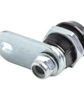 Side view of Tubular Cam Lock 17mm Zinc Alloy For Cabinets Drawers Mailboxes Toolboxes And Lockers With 2 Keys Included