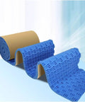 Premium Thick Acoustic Foam Panels For Wall Soundproofing, blue rolled foam, designed for noise reduction in studios.