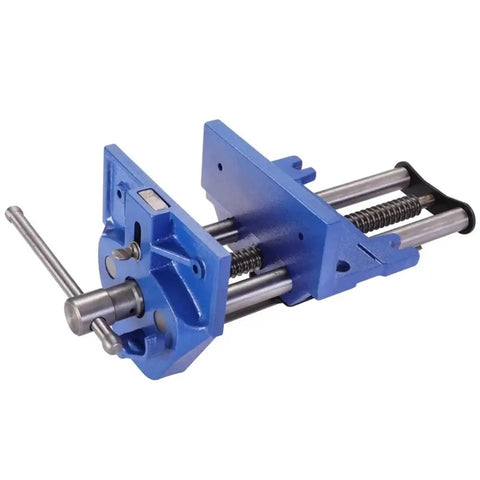 Blue 9 Inch Bench Vise For Woodworking Table Mounted Quick Clamping Pliers Beast Mode Heavy Duty Workbench Fixture Steel