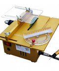 Killer Little Workbench Saw With Swappable Chucks And Alloy Blade features compact design and precision angle adjustments for cutting.