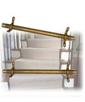 Awesome Vintage Brass Adjustable Stair Runner Rods With Non-Slip Bar And Complete Kit For Elegant Carpet Fixing Easy Install Custom Sizes Under Four Feet Solid Build, brass stair runner rods on carpeted stairs