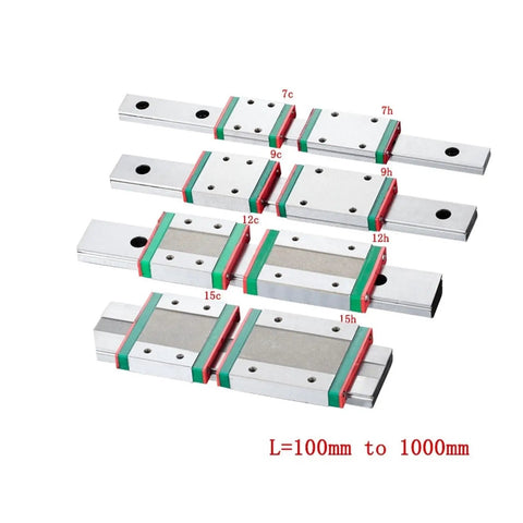 High Precision Linear Guide Rail Kit With MGW7C Block For Smooth CNC Motion Setup Available In 850mm Length For Mini Milling And 3D Printing Projects Made Easy, 850mm rail set