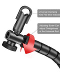 Close-up of the flex arm from Dial Indicator 0 To 1 Inch With Magnetic Base And Flex Arm For Precise Alignment, Pro Grade 0.001 Inch Accuracy