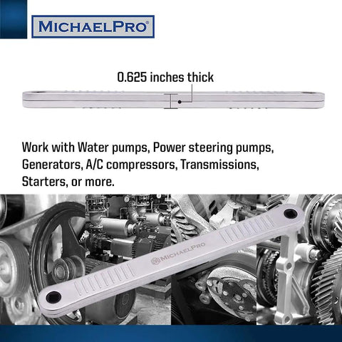 Extension Wrench Built Tough With 13.4 Inch Length And 3/8 Inch Square Drive visible with automotive engines
