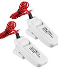 Two Pack Rugged Automatic Boat Bilge Pump Float Switch With Moisture Tight Ignition Protected Seals For Marine Use