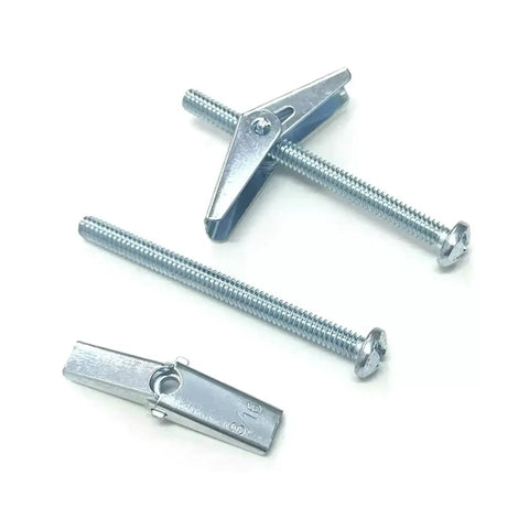 Heavy Duty Hollow Wall Anchors Kit With 20 Pieces For Drywall And Ceiling Mounts Easy To Install Toggle Bolts And Wing Nut Set