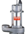 High Volume Stainless Sump Pump Pushes Seventy Four Gallons Per Minute with a sturdy design for basement flooding.