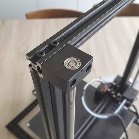 Aluminum Z Axis Leadscrew Top Mount Upgrade for CR 10 CR 10S Ender 3 Ender 3 Pro and Ender 3 V2 3D Printers installed