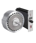 Double Shaft Hysteresis Brake Clutch Electromagnetic Damper For Torque Load Simulation And Controller Test Motor Pro Grade Lab Quality A Style HB501 0.5 kg.cm device with attached control unit