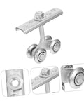 Heavy Duty Industrial Door Track Rollers With Steel Wheels And Bearings For Sliding Doors Cabinets And Closets Durable Door Pulley