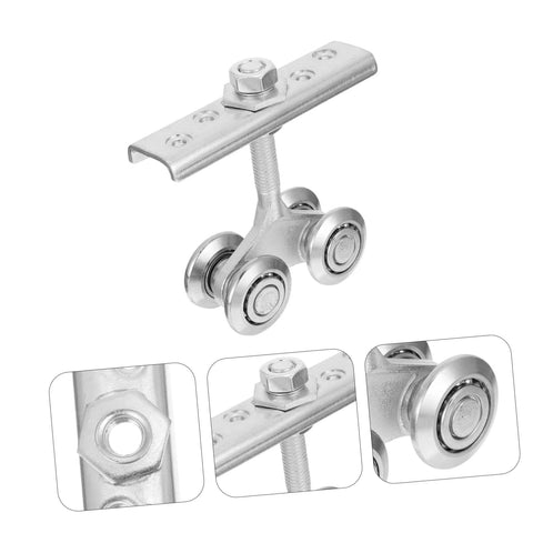 Heavy Duty Industrial Door Track Rollers With Steel Wheels And Bearings For Sliding Doors Cabinets And Closets Durable Door Pulley