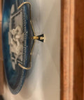Heavy Duty Polished Brass Plate Hanger For Wall Display With Non Scratch Hooks And Complete Wall Mount Kit Fits Decorative Plates