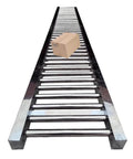 Heavy Duty Stainless Steel Roller Conveyor Extender For Smooth Woodworking And Factory Moves With 200kg Capacity Heavy Load Handling System with box.