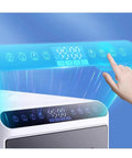 Slick Portable Countertop Dishwasher Fully Automatic Mini Appliance with touch interface showing rapid dry cycle settings.