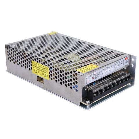 12V 20A Semiconductor Refrigeration Cooling Plate With Adjustable Switch Power Supply For Pet Beds And Flat Product Cooling Test Tables Ideal For Veterinary Use Lab Tests And Industrial Cooling, metal PSU