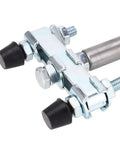 Close-up of Heavy Duty Push Pull Toggle Clamp 80mm Stroke 350kg clamping force showing detailed bolt and handle assembly.