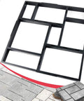 Plus Size Concrete Path Maker Molds No Skills Needed 20 By 20 By 1.8 Inches Reusable Stepping Stone Pavers for Lawn Patio Yard Garden DIY Walkway Pavement Molds Eight Grid