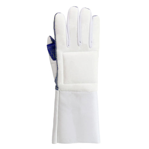 Left Hand Padded Fencing Glove For Foil Epee And Saber, Leather Sheepskin Mitt With Palm Padding, Durable Match And Practice Wear, Size Small