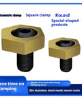 Hexagonal Eccentric Fixture Clamps Set Stainless Steel Workholding Clamps With Nuts Fast Clamping Pro Grade Heavy Duty