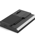 Plug And Play External Gpu Dock For Laptop Graphics Card Expansion PCIE Enclosure angled view with power supply port.