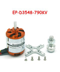 Heavy Duty 3548 Brushless Motor For Fpv Racers And Quadcopters With 790Kv 900Kv Or 1100Kv Specs, includes prop mount and screws.