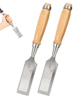 Pro Level Wood Chisel Set With Sturdy Wooden Handles And Razor Sharp Steel Blades Built Tough for detailed carving and repairs.