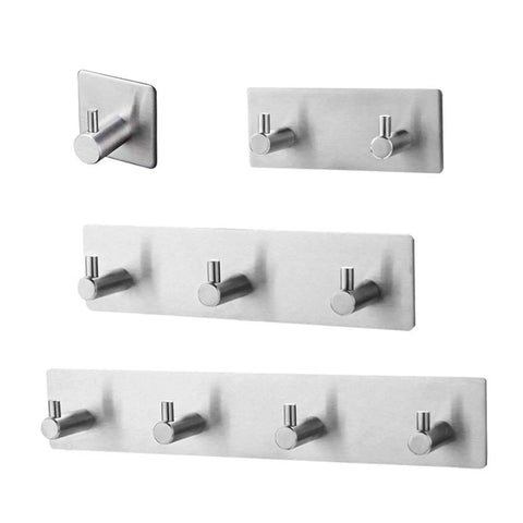 Heavy Duty Black Stainless Steel Wall Hooks Double Robe Hook Slick Space Saver For Bathroom Closet And Foyer Holds Jackets Purses Towels Built Tough To Keep Your Setup Organized, various sizes and designs.
