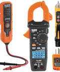 Ultra Handy Electrical Test Kit With Digital Clamp Meter And Non Contact Voltage Tester, GFCI Outlet Tester, ACDC Voltage Meter