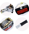 Beast 5 Ton Heavy Duty Come Along Winch With 3 Hooks And 2 Gears Power Puller showing close-up of handle and gears