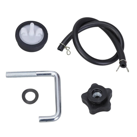 Upgrade Your Snow Blower Game With Durable Metal Handle Knob And Washer Kit For 621 and 721 Models, Ensuring Smooth Operation During Winter Chores. metal handle knob, washer, hose and screw kit for snow blower