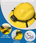 8 Pack Hard Hat Headlamp Clips For Full Brim Helmets Tool Free Clip On Light Mounts Hands Free Lighting Accessory on helmet