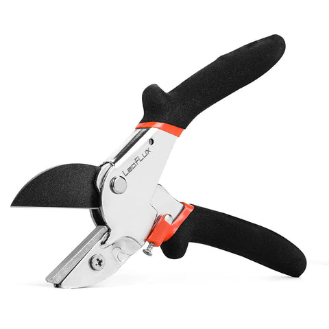 8-Inch Heavy-Duty Anvil Pruning Shears With Anti-Rust SK-5 Blades, Non-Slip Handle For Dry Stems And Small Branches