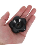 Industrial Valve Handwheel 60mm Bakelite Butterfly Handle With 8x8mm Square Stem held in hand