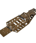 Beefed Up 2WD RC Frame Chassis Kit Aluminum Alloy Lower And Upper For Rustler VXL Bandit Brown Finish Upgrade Parts