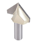 Top Tier Senecesli 90 Degree V Groove Router Bit With One Half Inch Shank And One Point Five Inch Cutting Diameter for precise woodworking.