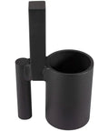3/4 Inch Anvil Hole Tool For Repeatable Scroll Work That Fits In Anvil Or Vise, black 1018 steel with cylindrical design