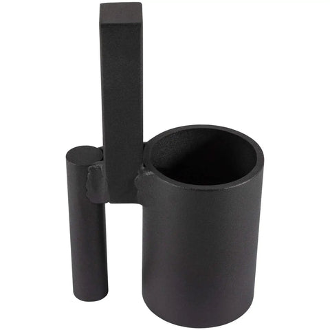 3/4 Inch Anvil Hole Tool For Repeatable Scroll Work That Fits In Anvil Or Vise, black 1018 steel with cylindrical design