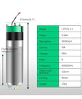 Rock Solid 7.5KW 8 Pole Water Cooled BT30 Spindle Motor With Quick Auto Tool Change For Heavy Duty Metal CNC Router Projects Delivering Smooth Twenty Four Thousand RPM On Three Eighty Volts dimensions and specifications overview.